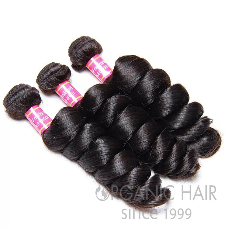 Premium human hair weave 